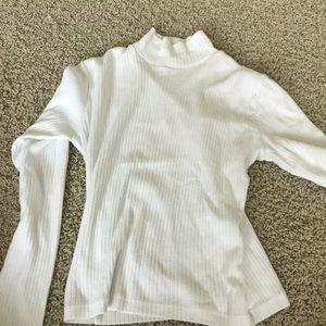 Brandy Melville white turtleneck